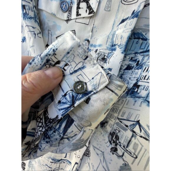 Karl Lagerfeld Paris size M “From Paris with Love” button up. - Picture 9 of 10